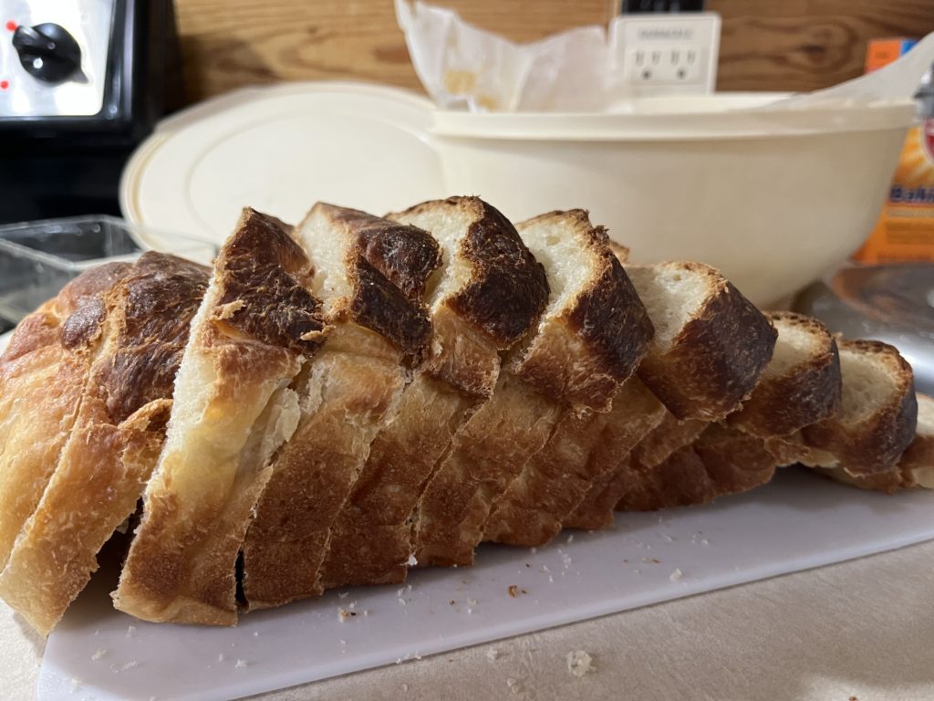 postpartum meals can include a homemade loaf of sourdough bread.  it is easily digested.